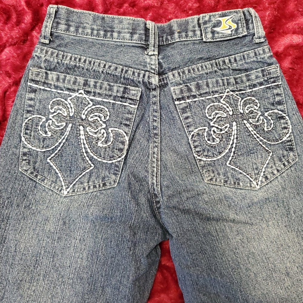 VINTAGE JEANSTATION HIGH WAIST STRAIGHT LEG JEANS - Picture 5 of 8